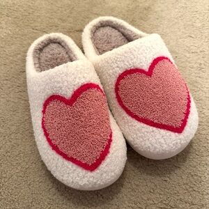 NEW heart slippers